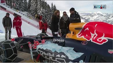 Formel1 Showrun am Hahnenkamm