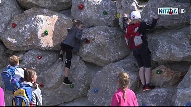 Kletterwand Eröffnung