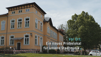 Spatenstich für das neue Probelokal der Stadtmusik