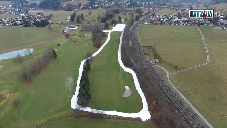 Topzustand der Langlaufloipe