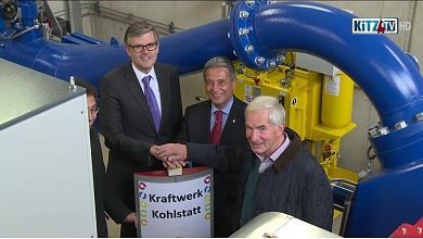 Wasserkraftwerk Eröffnung